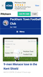 Mobile Screenshot of peckhamtownfootballclub.com